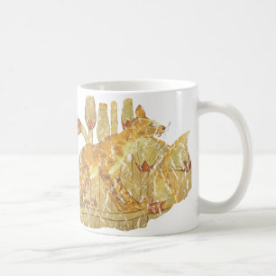 Caneca De Café gato em pântano