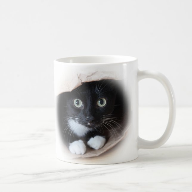 Caneca De Café Gato em um saco (Direita)
