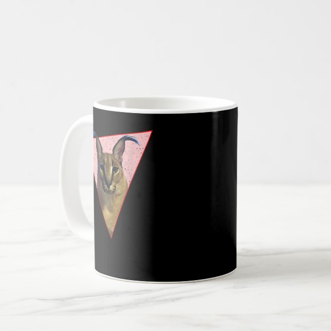 Caneca De Café Gato engraçado Big Floppa Meme