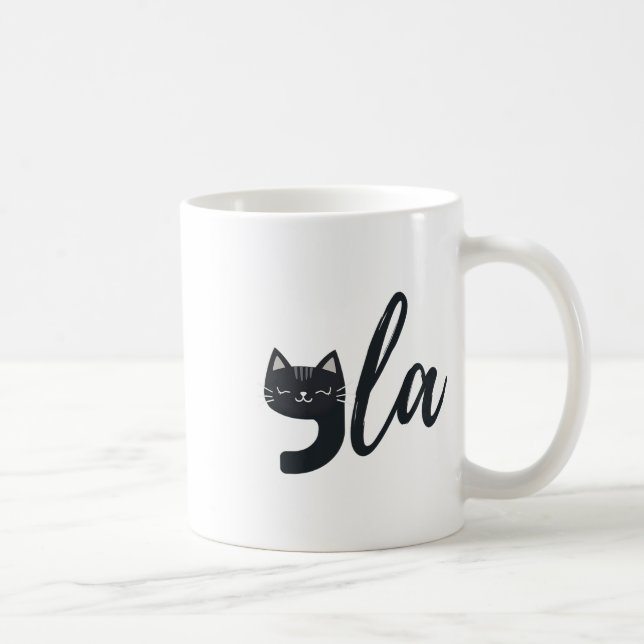 Caneca De Café Gato Engraçado Comma La Funny Kamala Harris Presid (Direita)