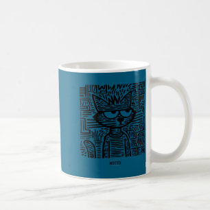 Caneca De Café Gato engraçado meme notável
