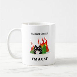 Caneca De Café Gato Engraçado - Não sinto muito. Eu sou um Natal