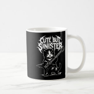 Caneca De Café Gato engraçado tocando guitarra guitarrista rock a