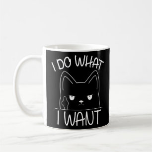 Caneca De Café Gato Eu Faço O Que Quero Com Meu Gato
