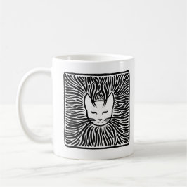 Caneca De Café Gato Feliz