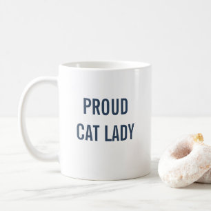 Caneca De Café Gato Gato Azul