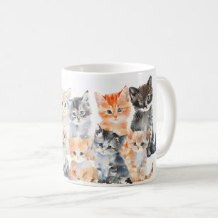 Caneca De Café Gato Gato Gato Gato Gato Gato-Lover - Todos os Gat