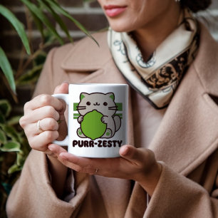 Caneca De Café Gato Gato-Gato-Gato-Gato-Limão