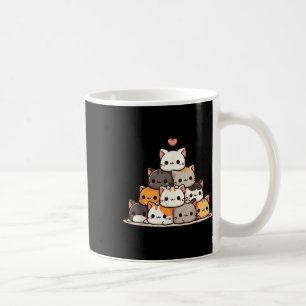 Caneca De Café Gato Gato Gato Giro Anime Kawaii Neko