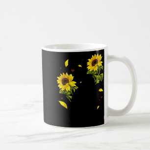 Caneca De Café Gato Girassol Árvore de Natal Flor do Sol Amante d