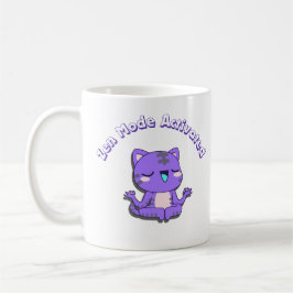 Caneca De Café gato giro,modo zen,gato congelado