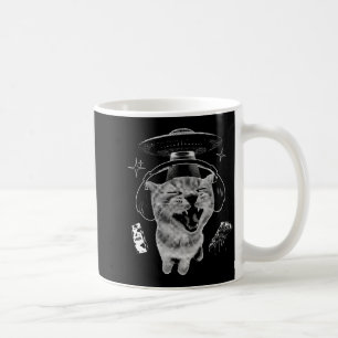 Caneca De Café Gato Gnarp Meme de Gato Alien Idiota Rotação Cereb