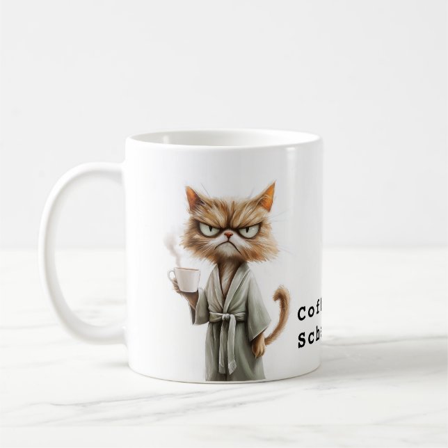 Caneca De Café Gato Grumpy Precisa De Café (Esquerda)