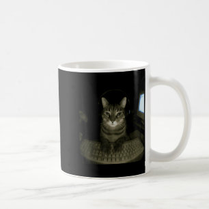 Caneca De Café Gato Hacker Meme Divertido Gato Computador Gatinho