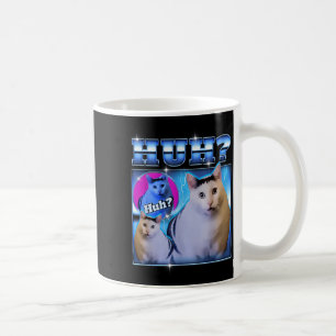 Caneca De Café Gato Huh Gato Engraçado Meme Gato Estranho Contrab