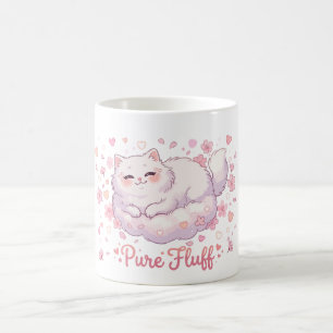 Caneca De Café Gato Kawaii Fofo Puro Algodão