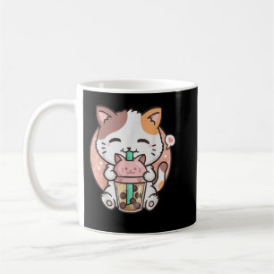 Caneca De Café Gato Kawaii Gato Bonita Bolha Leite Chá Anime Neko