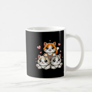 Caneca De Café Gato Kawaii Gato Neko Engraçado Gatinho Gato Prese