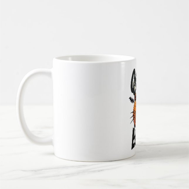 Caneca De Café Gato-Lanterna 2 (Esquerda)