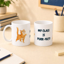 Gato Laranja Engraçado Minha Turma é Per-feita