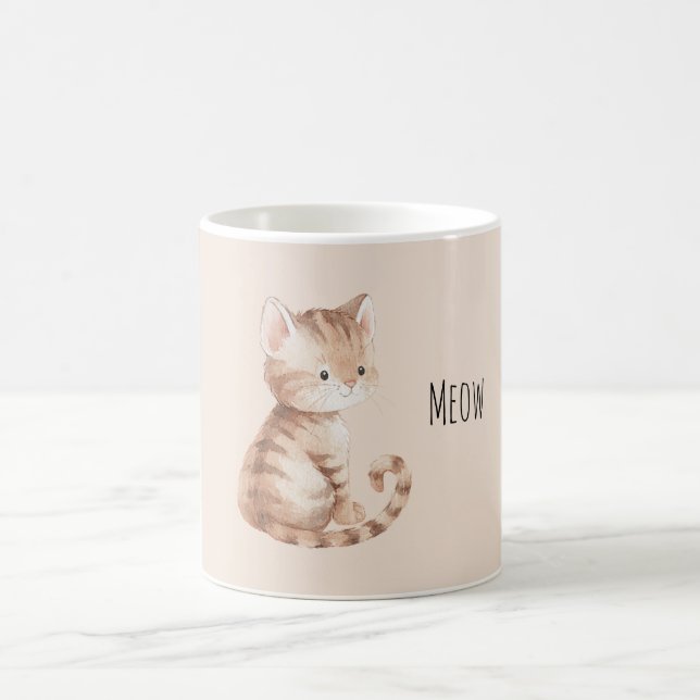 Caneca De Café Gato Laranja Mia (Centro)