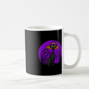 Caneca De Café Gato Louco do Feno Negro Gato Gato Gato S