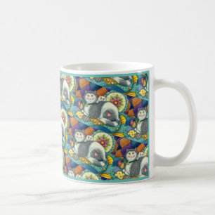 CANECA DE CAFÉ GATO-MÃE E COZINHO, QUILÔMETROS DE TRABALHO, PIN