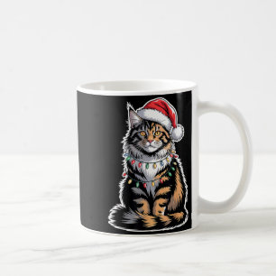 Caneca De Café Gato Maine Coon Natal Xmas Gatinho Amante de Gatos