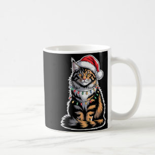 Caneca De Café Gato Maine Coon Natal Xmas Gatinho Amante de Gatos