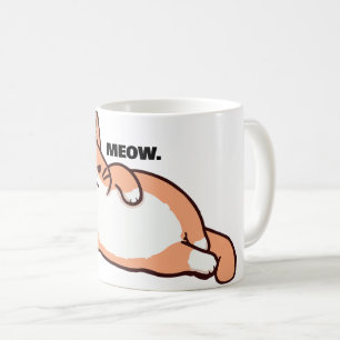 Caneca De Café Gato Mal-Humorado Mia 
