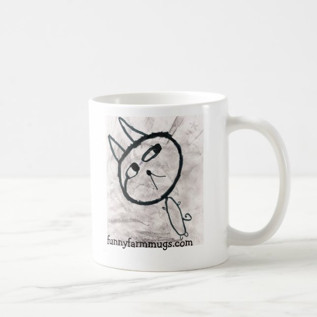 Caneca De Café Gato mau (Direita)