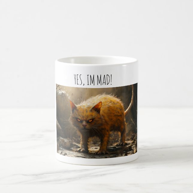 Caneca De Café Gato monstro  (Centro)