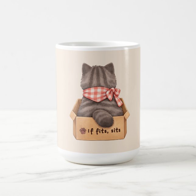 Caneca De Café Gato na Caixa (Centro)