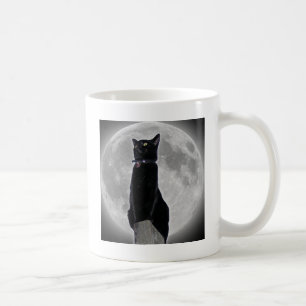 Caneca De Café Gato na lua