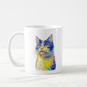 Caneca De Café Gato na Luz do Sol