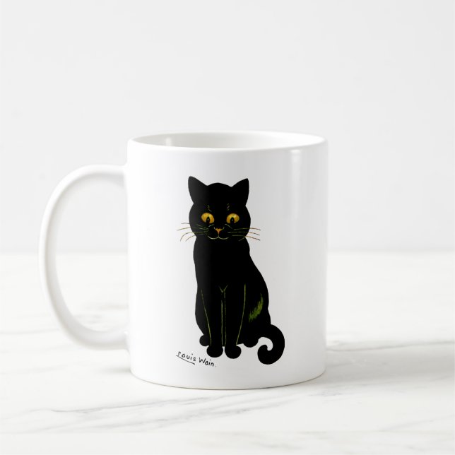 Caneca De Café Gato negro, Louis Wain (Esquerda)