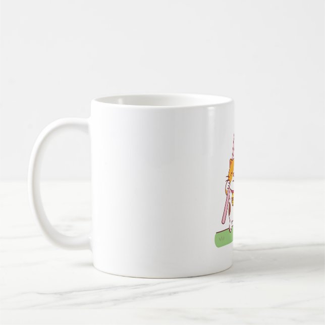 Caneca De Café Gato Neko e Streamer Koinobori (Esquerda)