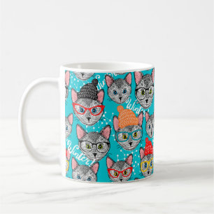 Caneca De Café Gato no chapéu