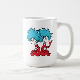 Caneca De Café Gato no Chapéu Uma Coisa e Duas Coisas