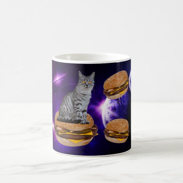 CANECA DE CAFÉ GATO NO ESPAÇO COM MÚGS DE CAFÉ DE QUEIESEBURGOS (Centro)