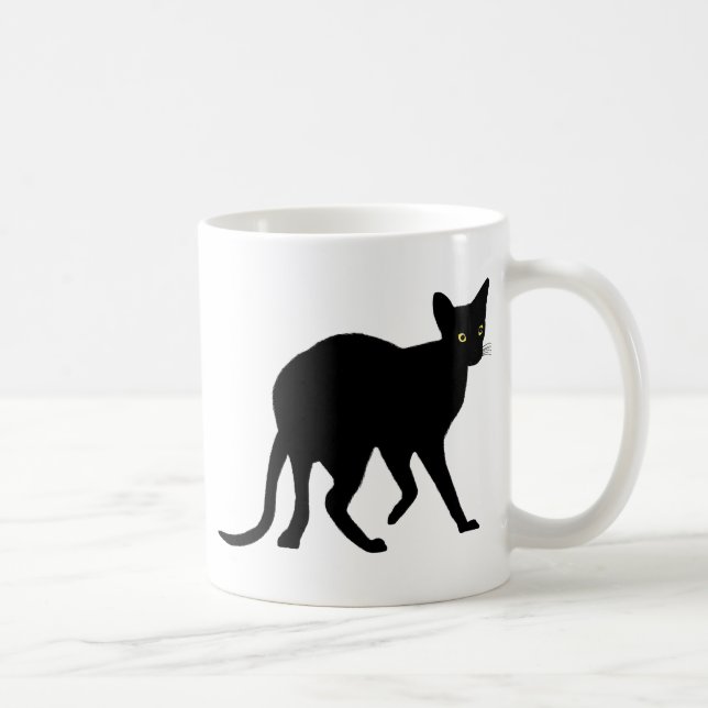 Caneca De Café Gato oriental (Direita)