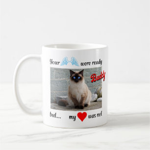 Caneca De Café Gato ou Cão Memorial Personalizado
