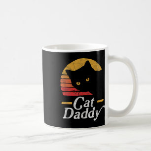 Caneca De Café Gato Pai Vintage Oitenta Estilo Cat Retro Distânci