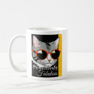 Caneca De Café Gato Pawsitivamente Fabuloso