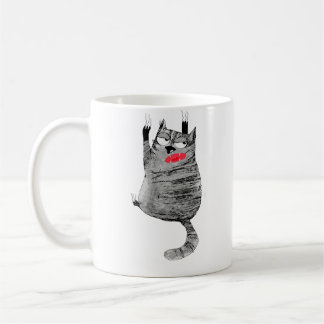Caneca De Café gato pendurado