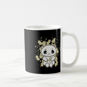 Caneca De Café Gato Persa Fofo Anime Gatinho Câncer Infantil Cons