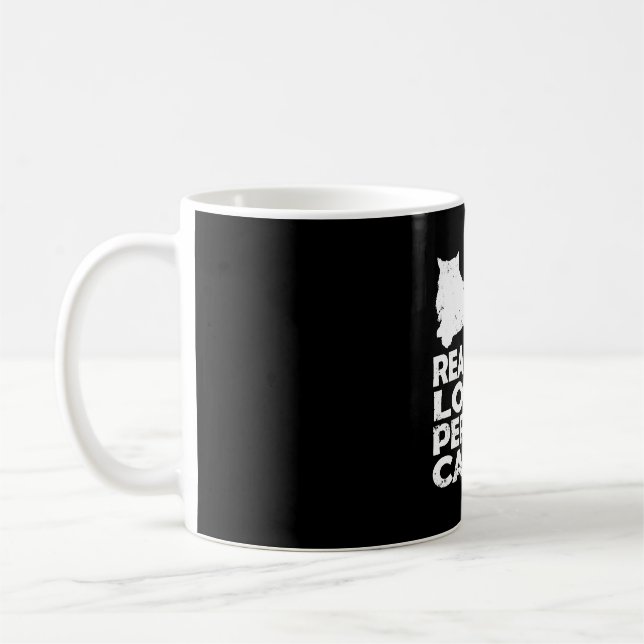 Caneca De Café Gato persa - homens de verdade amam gatos persiano (Esquerda)
