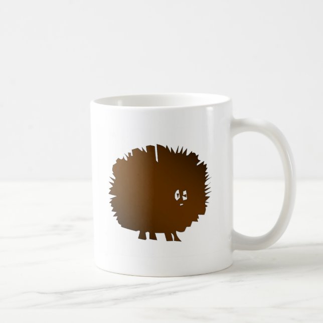 Caneca De Café Gato Poofy (Direita)