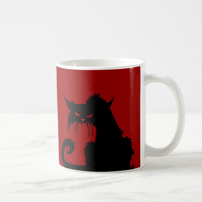 Caneca De Café Gato preto (Direita)
