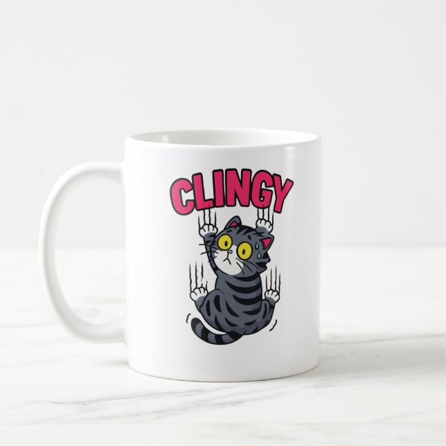 Caneca de Café Gato Preto Amante de Ramen (Esquerda)